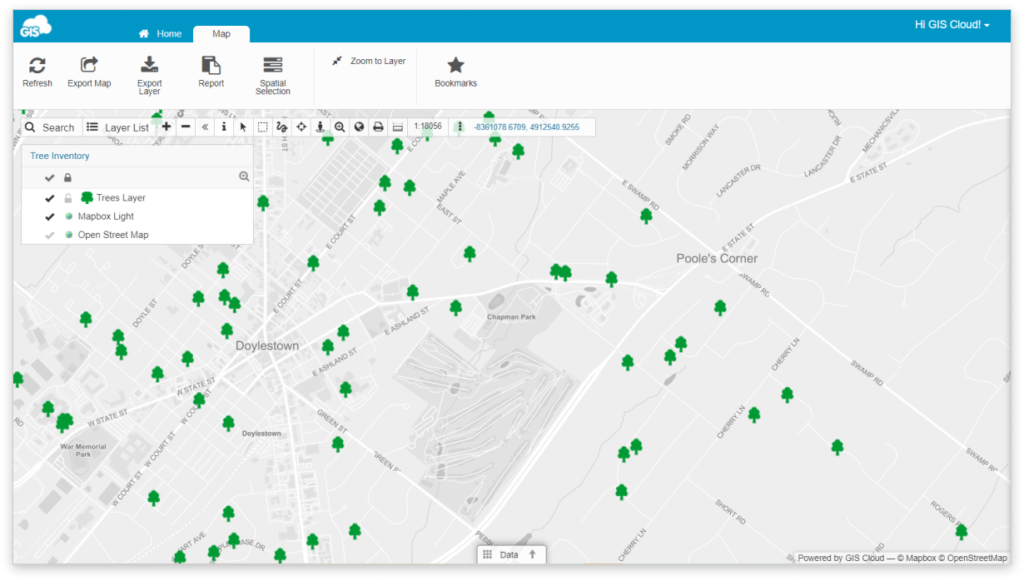 Share your maps with Map Viewer – GIS Cloud Learning Center