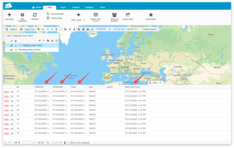 Manage users in different timezones gis cloud learning center