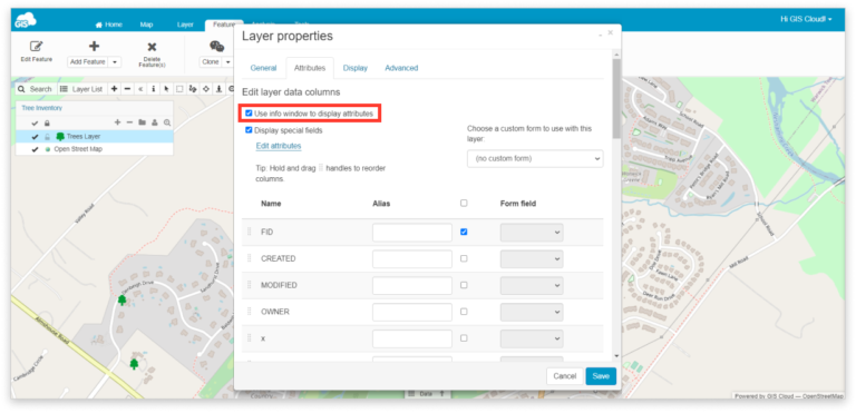 How to edit attribute data? – GIS Cloud Learning Center