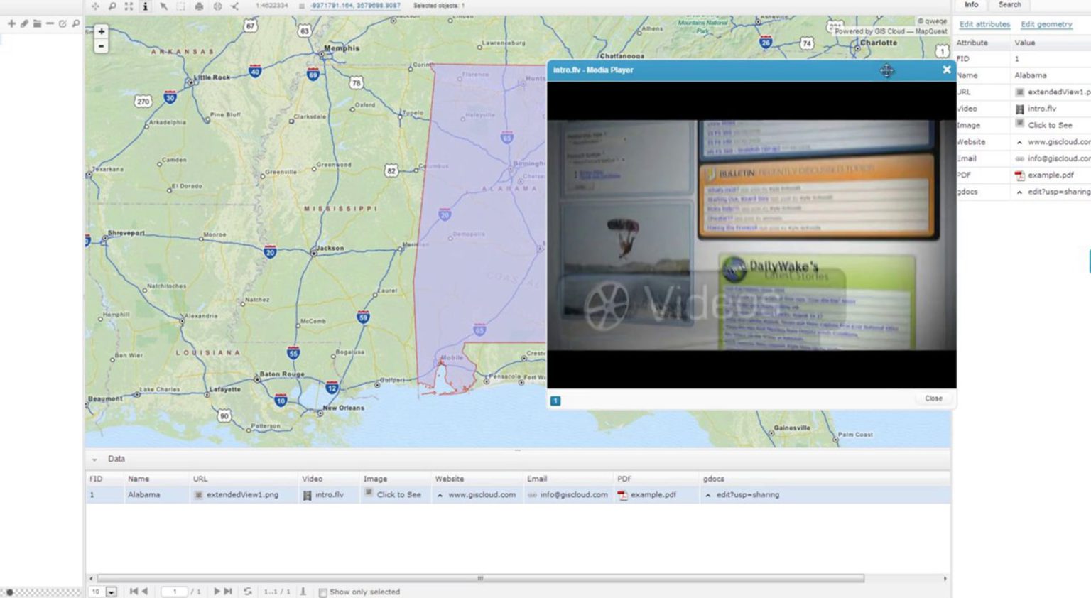 GIS Cloud New Feature: Media Integration – GIS Cloud Learning Center