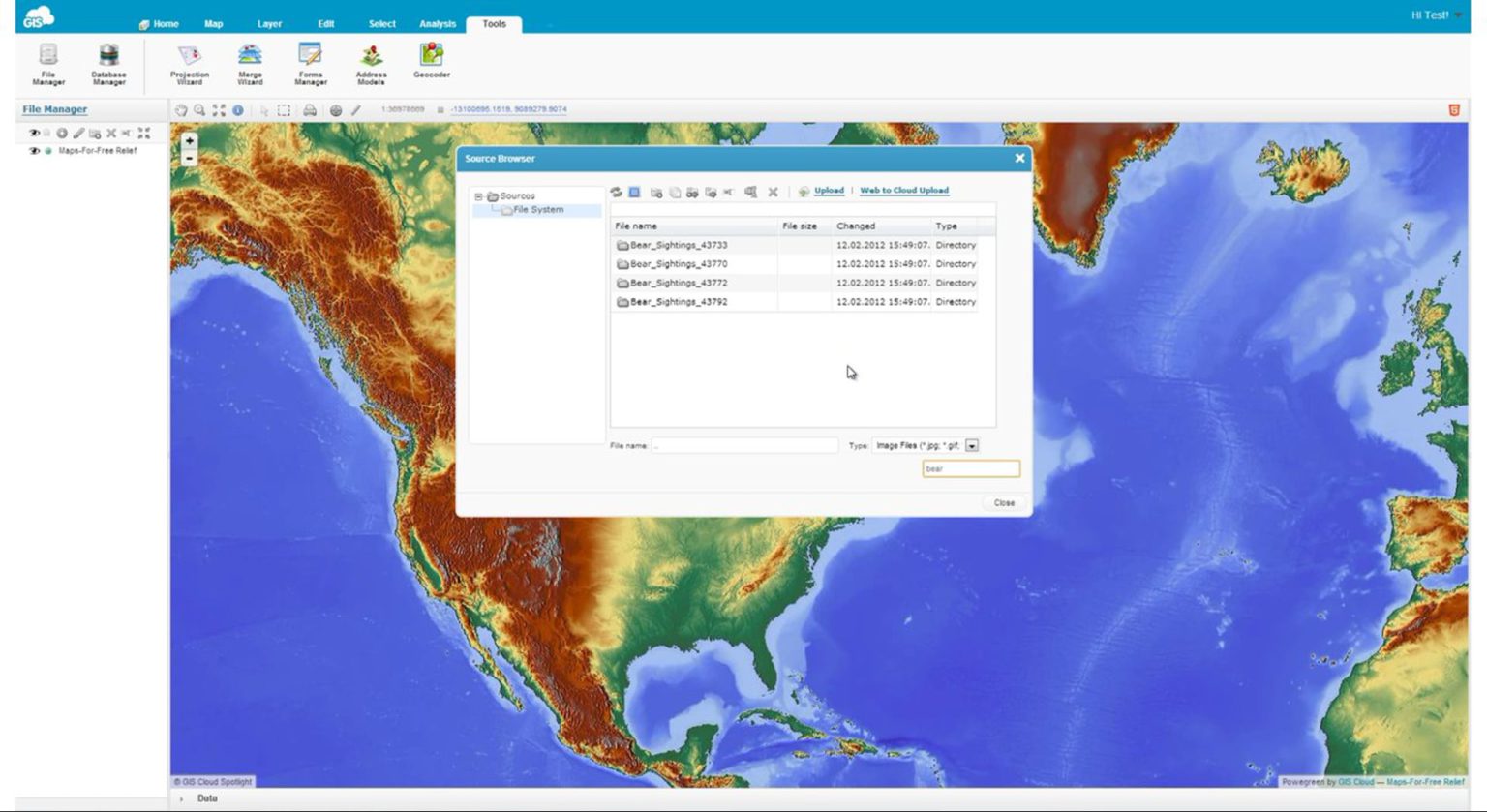 GIS Cloud Spotlight: File Manager – GIS Cloud Learning Center