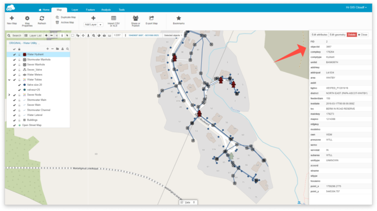 Info Panel – GIS Cloud Learning Center