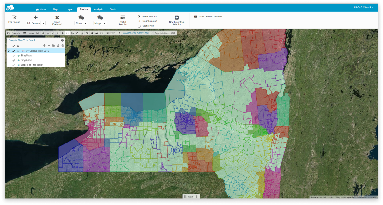 Invert Selection – GIS Cloud Learning Center
