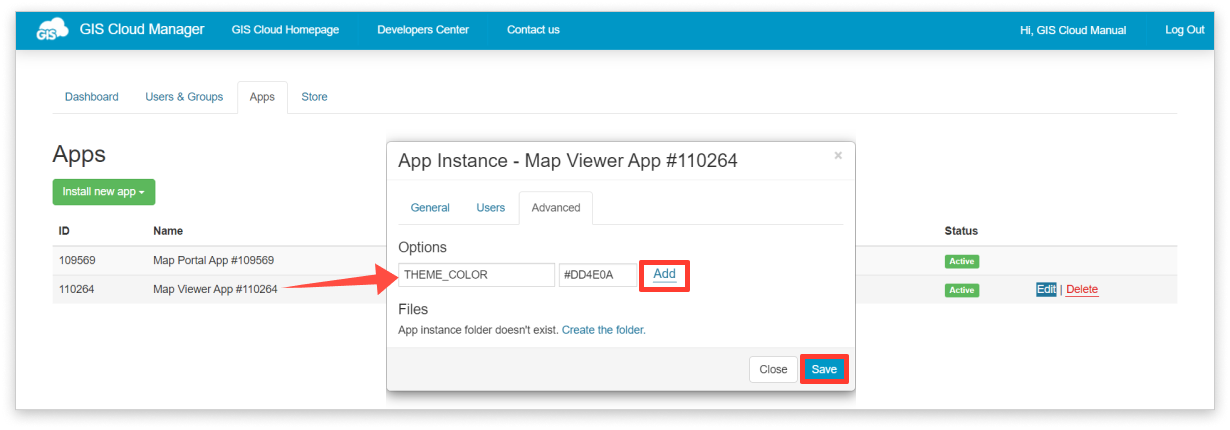 How to change ribbon color in a custom app? – GIS Cloud Learning Center