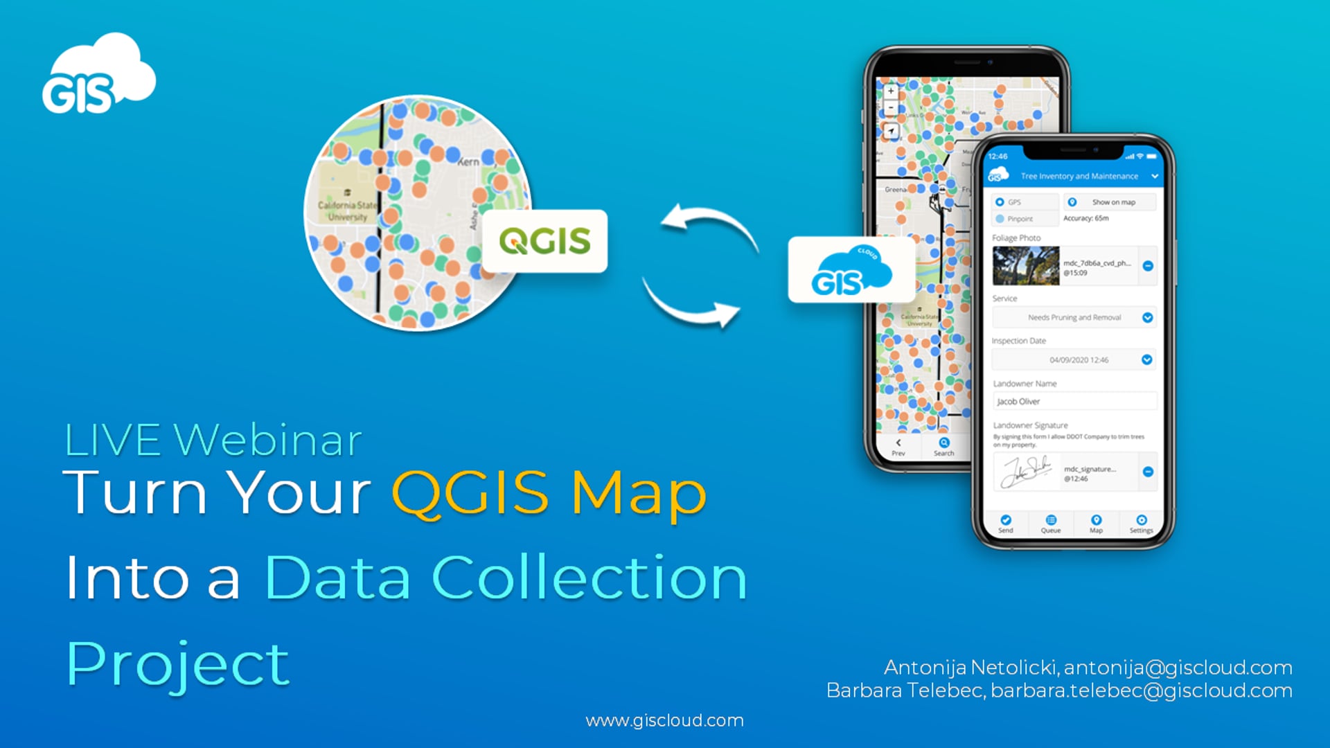 Collection programs. GIS cloud.